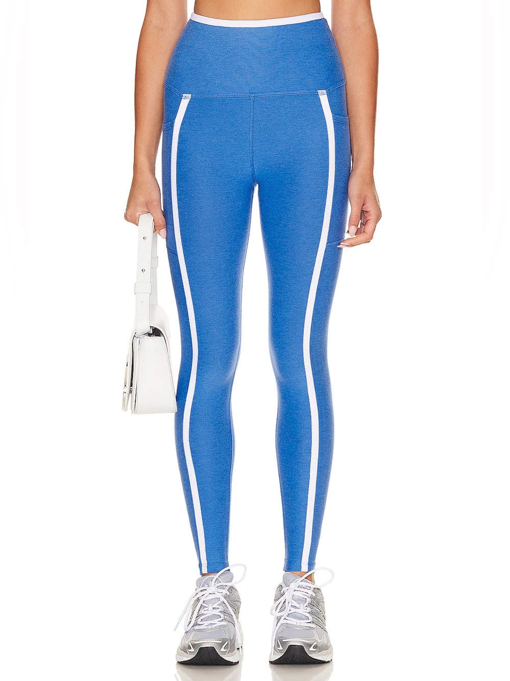 Beyond Yoga Blue Spacedye New Moves High Waisted Midi Legging Sz XS